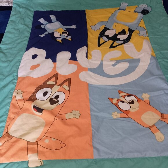 Bluey double sided baby blanket - Picture 1 of 13